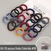 Argola de toalha sem costura corda de cabelo elástico de cabelo feminino elástico de borracha prendedor de cabelo alta elasticidade durável celebridade da internet coreana fábrica direta corda de cabelo
