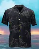 Comercio Exterior Transfronterizo Estación Independiente de Amazon Hombre Estampado Digital Casual Holgado Impresión 3D Manga Corta Camisa Lel Hombre