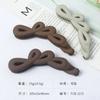 Elegante Accesorio para el Cabello Pinza Banana para Adultos, Pinza Coreana Mate para Cola de Caballo con Dientes, Pasador Antideslizante, Pinza Twist