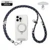 Cordón Desmontable para Teléfono Móvil Multifuncional Tres en Uno Cruzado Cuerda para Teléfono Móvil Colgante para Cuello Muñeca Anti-Pérdida Cordón para Funda de Teléfono Móvil