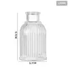 Fragrância Vertical Aromaterapia Frasco Transparente Vazio Hotel Sala de Estar Banheiro Decoração Doméstica Sem Fogo Fragrância Frasco de Vidro Dividido