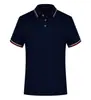 Camisas de Trabalho de Seda Gelada de Manga Curta para o Verão com Gola, Polos Corporativas com Logo Impresso