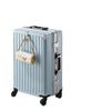 Maleta Maleta Maleta con Ruedas Universales Gran Capacidad Marco de Aluminio 26 Caja de Contraseña Caja de Cuero Duradera para Hombres y Mujeres Estudiantes