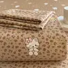 Sábana Bajera Ajustable de Gasa de Doble Capa Funda Pieza Única 2025 Nuevo Verano Dormitorio Individual No Algodón Sábanas de Algodón Puro Protector de Colchón