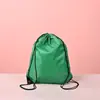 Mochila Saco com Cordão de Poliéster Mochila Esportiva ao Ar Livre Bolsa de Tecido Oxford Cordão Conveniente Basquete Saco de Armazenamento Impermeável