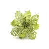 Decoración navideña regalo 16cm cebolla en polvo Flor de Navidad Decoraciones de árbol de Navidad Adornos navideños DIY Accesorios
