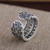 Anillo de cuentas con forma de amuleto de la suerte de Chiba Taiyin, para hombres y mujeres, con personalidad de dinero rodante, anillo abierto, joyería de transferencia