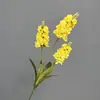 Cenário de Arranjo de Flores Artificiais Amarelas Rosas Falsas Arranjo de Flores Estilo Floresta de Casamento Flores Adereços Decorativos