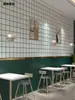 Papel tapiz de cuadros blanco y negro autoadhesivo decoración de tienda de té con leche de celebridad de Internet comercial tienda de bocadillos pegatinas de papel tapiz para pared de restaurante