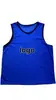 Chaleco de entrenamiento deportivo exterior transfronterizo 115g malla secado rápido ropa de entrenamiento camiseta de partido de fútbol venta al por mayor logo personalizado