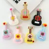 Acessórios de Resina DIY Chaveiro de Cola de Creme Grampo de Cabelo Caseiro Capa de Celular Adesivo para Copo de Água Flor Colorida Guitarra