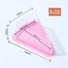 Embalagens para Fatia de Bolo com Adesivos, Caixas Plásticas Transparentes para Fatia de Bolo, Embalagens Individuais para Torta de Cheesecake, Bolo, Tiramisu, Mousse, Sobremesa