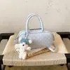 Bolso de mano de moda, bolso cruzado para mujer, bolso de hombro súper popular para el trabajo 2026 con diseño de almohada de lunares