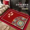 Nueva alfombrilla de entrada festiva china de tierra de diatomeas absorbente antideslizante resistente a la suciedad resistente al desgaste alfombrilla para puerta de entrada limpiadora de suciedad eliminación de polvo alfombrilla para pies