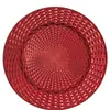 Nuevos Platos Decorativos Galvanizados para Bodas, Hoteles y Fiestas, Hechos de Material PP, Platos de Presentación, Platos Decorativos al por Mayor