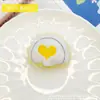 Peluche Caricatura Orejas de Corazón Broche DIY Adorno de Corazón de Durazno Diadema Accesorios para Ropa Accesorios para Ropa Colgante