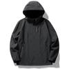 Chaqueta funcional impermeable con capucha de doble capa de estilo americano para primavera y otoño para hombres y mujeres, chaqueta a prueba de viento, traje informal para montañismo al aire libre.