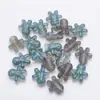 14 * 15MM homem de bolo de gengibre contas de vidro cristal mágico fosco acessórios para joias DIY brincos colar pulseira acessórios