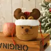 Adornos navideños Bolsa de regalo navideña Bolsa de dulces navideños Bolsa de fruta de la paz Bolsa de manzanas navideñas Bolsa de mano navideña