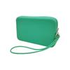 Carteira Longa de Silicone Transfronteiriça 2024 Nova Bolsa de Armazenamento Multifuncional de Grande Capacidade com Cordão Bolsa de Cosméticos Simples