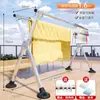 Secador de Ropa de Pie Engrosado y Reforzado, Plegable para Interior, Balcón, Dormitorio, Colgador de Ropa, Tendedero de Colchas, Tubo de Acero, Multifuncional y Extensible