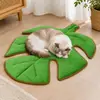 Nueva alfombrilla para mascotas con forma de hoja, suave y cómoda, adecuada para todas las estaciones, alfombrilla para dormir de mascotas, accesorios para mascotas