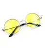 Gafas de Sol Redondas Retro Color Océano Color Caramelo Metálicas de Moda Harajuku para Hombres y Mujeres Gafas Coloridas Transfronterizo