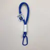 Chaveiro de Corda para Mochila de Exterior Cordão Trançado de Nylon Mosquetão Corda de Mão para Casal Cordão para Bolsa Boneco Popular