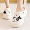 Sapatos de Jardim Femininos 2026 Verão Novos com Solado Grosso Aumentador de Altura em EVA, Solado Macio Antiderrapante, Design Cartoon