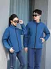 Taller de Fábrica Uniformes de Trabajo Otoño e Invierno Ropa de Trabajo Ropa de Protección Laboral Chaquetas con Estampado de Logo Forradas de Polar Invierno