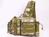 Bolsa para Señuelos de Pesca Transfronteriza con Soporte para Caña, Riñonera Multifuncional, Bolso Cruzado de Pecho, Bolso Táctico de Camuflaje para Ciclismo al Aire Libre y Viajes