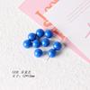 Estilo japonés con cuentas redondas de caramelo acrílico de color sólido de alta calidad, accesorios para pendientes de joyería hechos a mano DIY