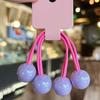 Pelota de goma para el pelo con forma de caramelo para niños, adorable y bonita, anillo para el pelo de princesa, accesorios para el pelo para mujer, tocados que combinan con todo.