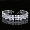 Amazon cross-border AliExpress joias atacado moda pulseira de três fileiras feminina senso de minoria s6112
