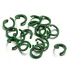 Llavero de anillo de plástico de colores Accesorios para abalorios DIY Colgante de anillo de resorte Gancho de campana Materiales para cadena de teléfono móvil