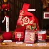 Regalos de Año Nuevo 2026 Año del Caballo, Pequeños Regalos Prácticos para Reuniones Anuales, Bolsas de Regalo para el Festival de Primavera para Empleados y Clientes, Bolsas Tejidas, Recuerdos