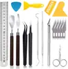 Amazon 18 peças adesivo de vinil para artesanato adesivo de parede artesanato DIY lettering em relevo conjunto de ferramentas para weeding