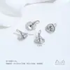 Colgante de Cono de Helado y Sombrero de Bruja Chapado en Oro de 14K para Pulseras y Collares Hechos a Mano DIY