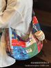 Bolsa Feminina Super Popular 2025 Nova Moda Versátil Bolsa de Ombro Grande Capacidade Commuter Bolsa Dumpling Bolsa Transversal