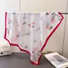 Elegante Bufanda de Imitación Seda con Estampado Floral, Chal de Gama Alta, Bufanda Versátil para Cuello, Pañuelo para la Cabeza, Bufanda para Mujer