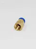 Conector recto pasante de manguera de aire neumática con rosca interna PCF4-M5/6-01/8-02/10-03/12-04