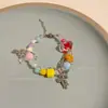 Collar de Caramelo Arcoíris de Verano para Mujer, Accesorios de Nicho, Cadena para Clavícula Dulce y Fresca de Moda para Chicas Populares, Joyería a la Moda