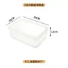Caja de Almacenamiento Transparente con Tapa abatible Comercial para Conservar la Frescura Plástico de Grado Alimenticio Caja con Tapa abatible Refrigerador Caja Sellada para Porcionar Frutas, Verduras e Ingredientes