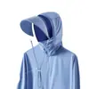 Ropa de Protección Solar de Seda de Hielo para Verano 2026 para Mujer con Ala Desmontable, Anti-UV, Transpirable, de Secado Rápido Ropa de Pesca para Hombre con Sensación de Hielo