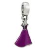 2025 Panjia Nuevo Más Vendido Aleación Flor Arcoíris Flor Calabaza Violeta con Cuentas Accesorios para Pulsera DIY Joyería