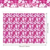 Papel de Presente Flor de Hibisco WX362 17g Embalagem à Prova de Umidade para Doces de Presente Papel de Seda Decorativo Flor Vermelho Rosa