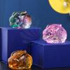 Decoración de conejo de cristal grande sala de estar suerte cristal zodiaco accesorios para el hogar amigos conejo regalo de cumpleaños de alta gama
