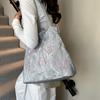 Bolso de Hombro para Mujer de Moda 2025, Primavera y Verano, con Doble Correa, Bolso Tote de Gran Capacidad con Estampado de Moda de Nicho