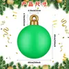 Punto Caliente de Venta Transfronteriza Pelota Inflable de PVC Navideña Pelota de Decoración Festiva Adornos Navideños Juguetes