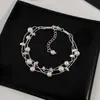 Pulsera de Perlas Estilo Xiaohongshu, Exquisito Diseño de Nicho, Pulsera Apilable, Lujo Ligero, Sensación de Alta Gama, Joyería de Mano Versátil al por Mayor